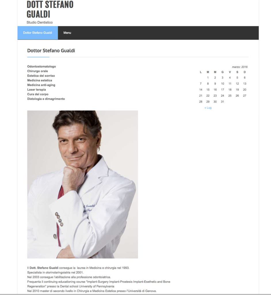 Dottor Stefano Gualdi, nuovo sito internet