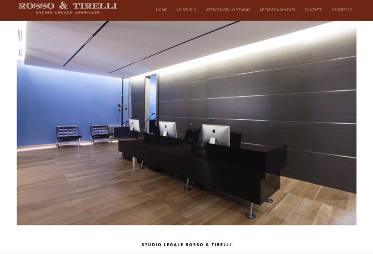 Studio Legale Associato Rosso & Tirelli  Genova – Nuovo sito internet