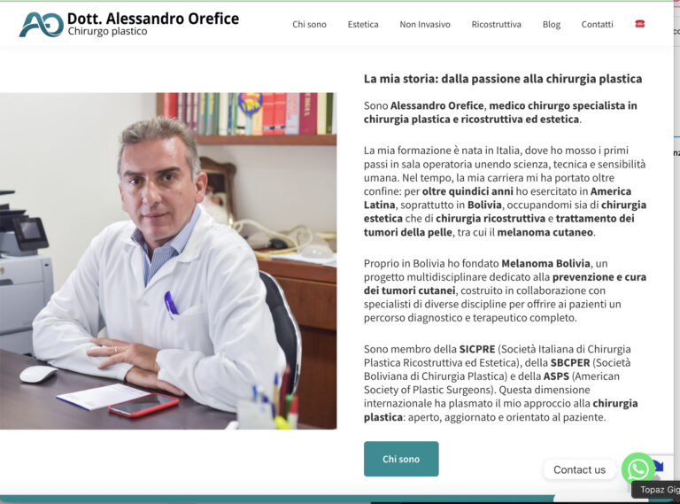 Dott. Alessandro Orefice nuovo sito web