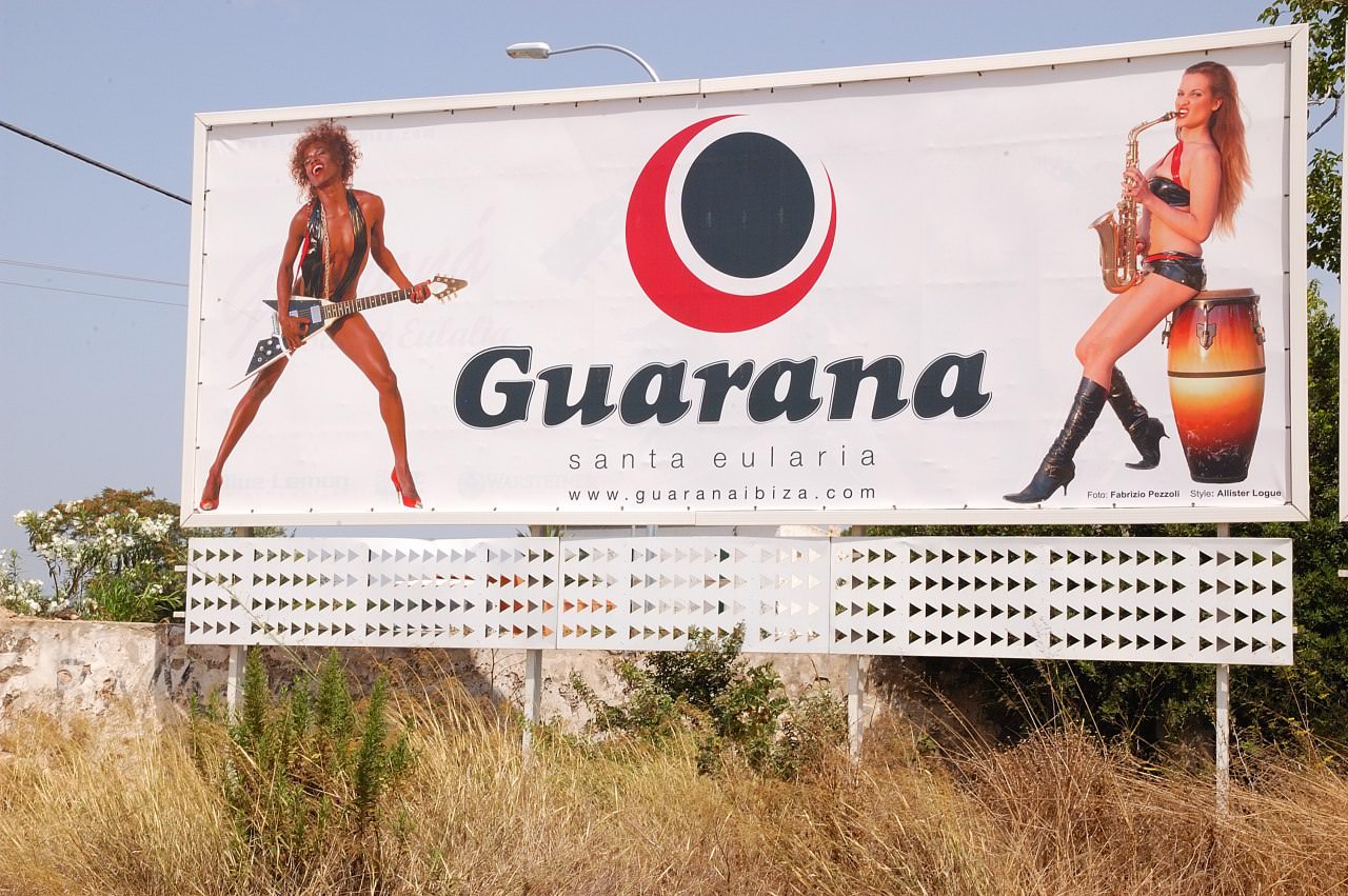 Billboard Guarana Ibiza © Fabrizio Pezzoli
